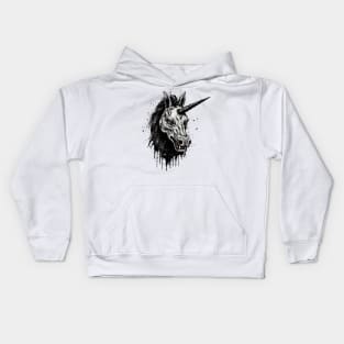 Creepy Unicorn Kids Hoodie